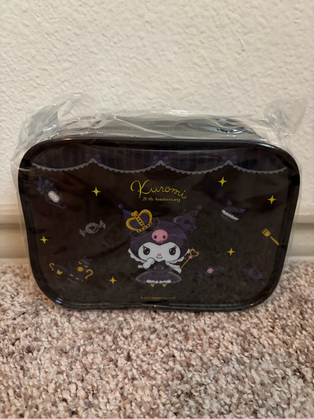 Sanrio Kuromi Black and Purple Travel Bag